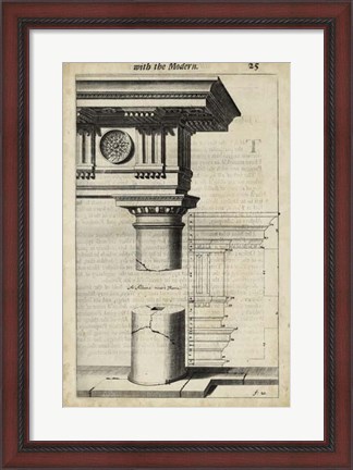 Framed Ancient Architecture IV Print