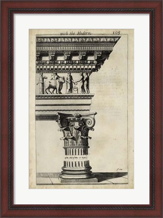 Framed Ancient Architecture V Print