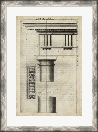Framed Ancient Architecture VIII Print