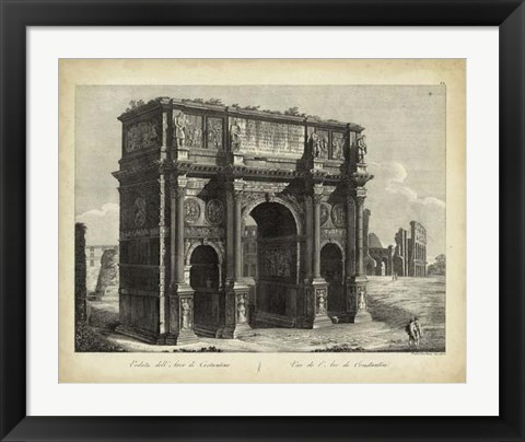 Framed Arco di Constantino Print