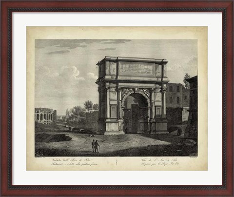 Framed Arco di Tito Print