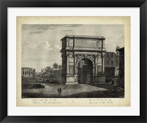 Framed Arco di Tito Print
