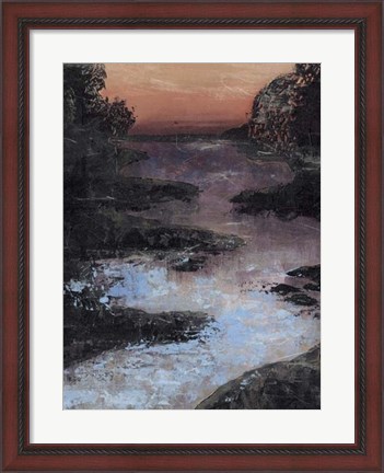Framed Twilight Canal II Print
