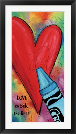 Framed Love Outside Print