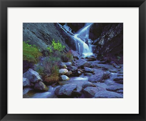 Framed Waterfall A Print