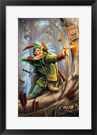 Framed Robin Hood Print