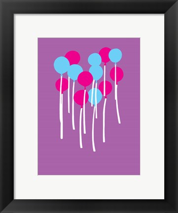 Framed Balloons Print