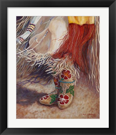 Framed Dancing Moccasins Print