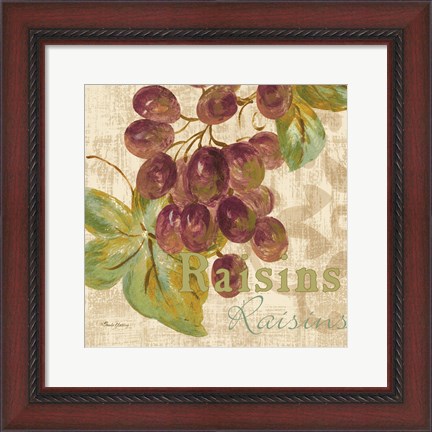 Framed Rustic Fruit II Print