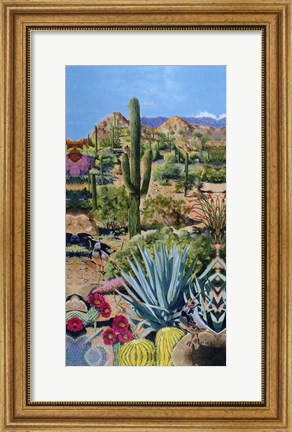 Framed Desert Oasis 2 Print