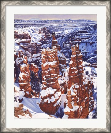 Framed Turned to Stone Bryce Print