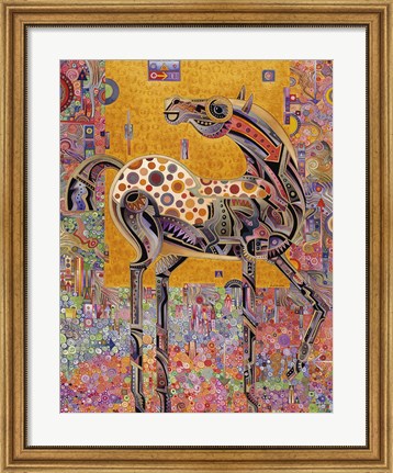 Framed Secessionist Horse Print