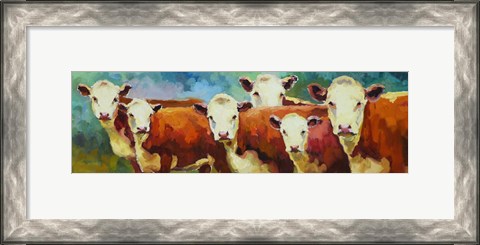 Framed Cattle Call Print