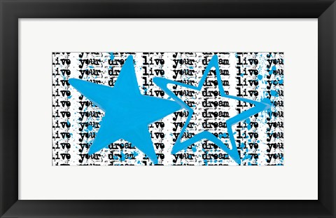 Framed Twin Stars Print