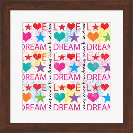 Framed Dream Love Print