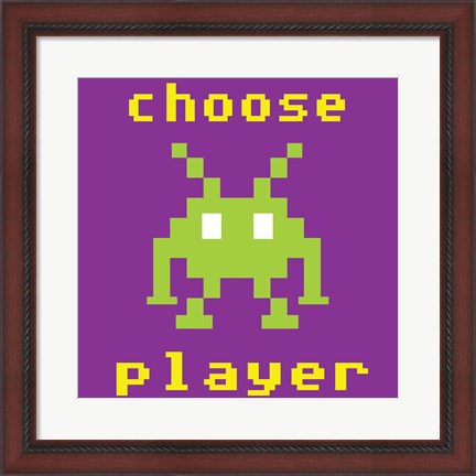 Framed Choose Player Print