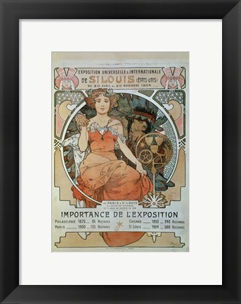 Framed Universal and International Exhibition in St Louis, 1904 Print