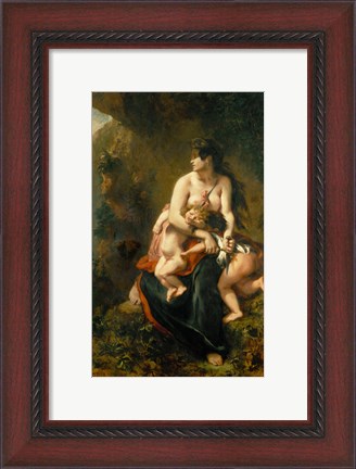 Framed Medea Kills Her Children, 1838 Print