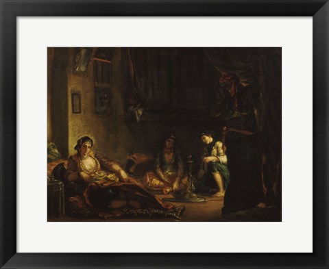 Framed Women of Algiers in their Apartment, 1847-49 Print