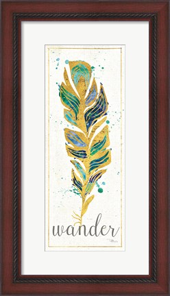 Framed Waterfeathers II Print