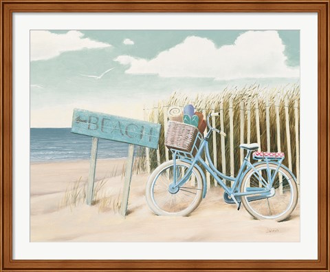 Framed Beach Cruiser II Crop Print