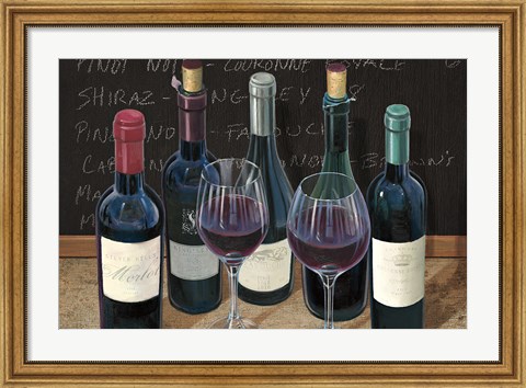 Framed Wine Spirit I Print