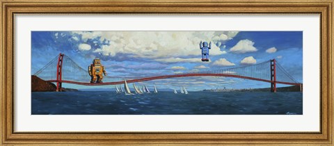 Framed Golden Gaters Print