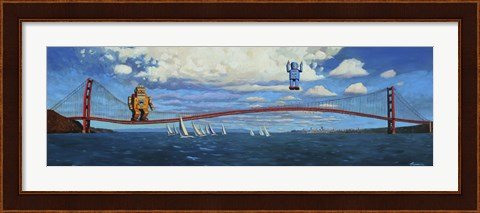 Framed Golden Gaters Print