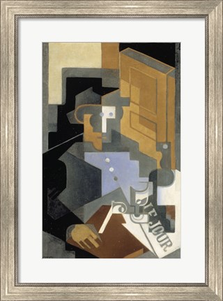 Framed Le Tourangeau [Man from the Touraine], 1918 Print