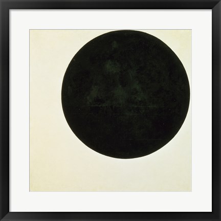 Framed Black Circle, c. 1923 Print