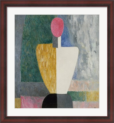 Framed Bust (Figure with a Pink Face), c. 1923 Print