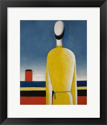 Framed Presentimento Complex (Man with yellow shirt), 1928-1932 Print