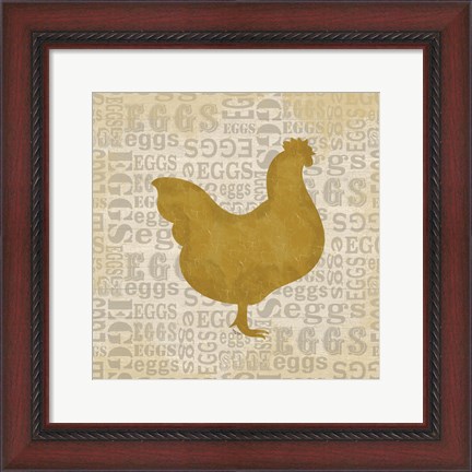 Framed Farm Animals I Print