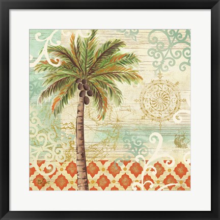 Framed Spice Palms I Print