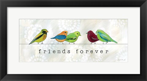 Framed Birds of a Feather I Print