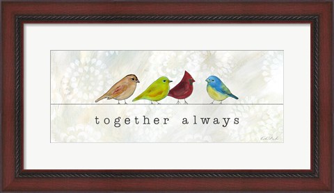 Framed Birds of a Feather II Print