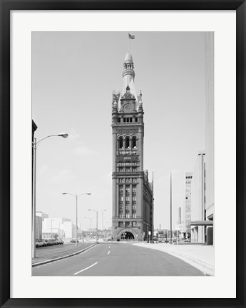 Framed City Hall, 200 East Wells Street, Milwaukee, Milwaukee County, WI Print