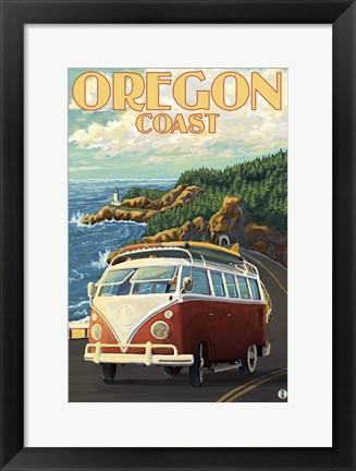 Framed Oregon Coast Print