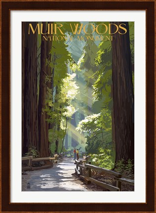 Framed Muir Woods National Monument Print