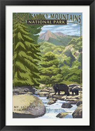 Framed Great Smoky Mountains Park Print