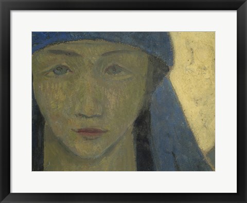 Framed Head Of A Breton Woman, 1908 Print