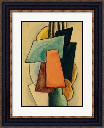 Framed Study For Painterly Architectonis, 1916 Print