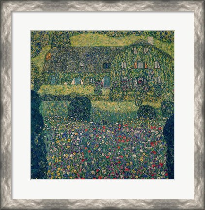 Framed Country House on Attersee Lake, Upper Austria, 1914 Print