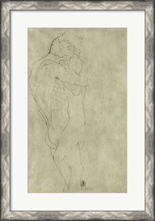 Framed Lovers, 1908 Print