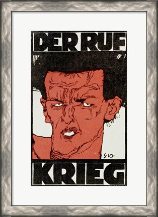 Framed Der Ruf - Krieg, Nov 1912 Print