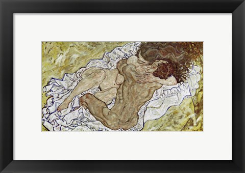 Framed Embrace (Lovers II), 1917 Print