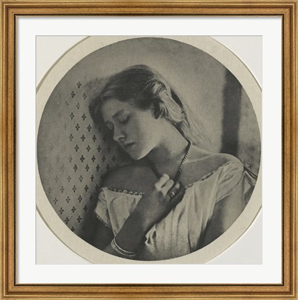 Framed Ellen Terry At The Age Of Sixteen, 1864 Print