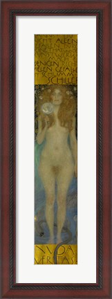 Framed Nuda Veritas, 1899 Print