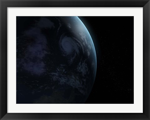 Framed Earth Print