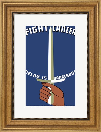 Framed Fight Cancer Print